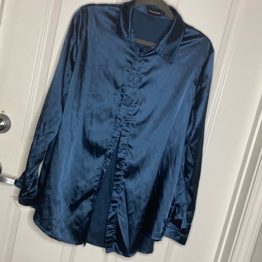 Silk Button Down